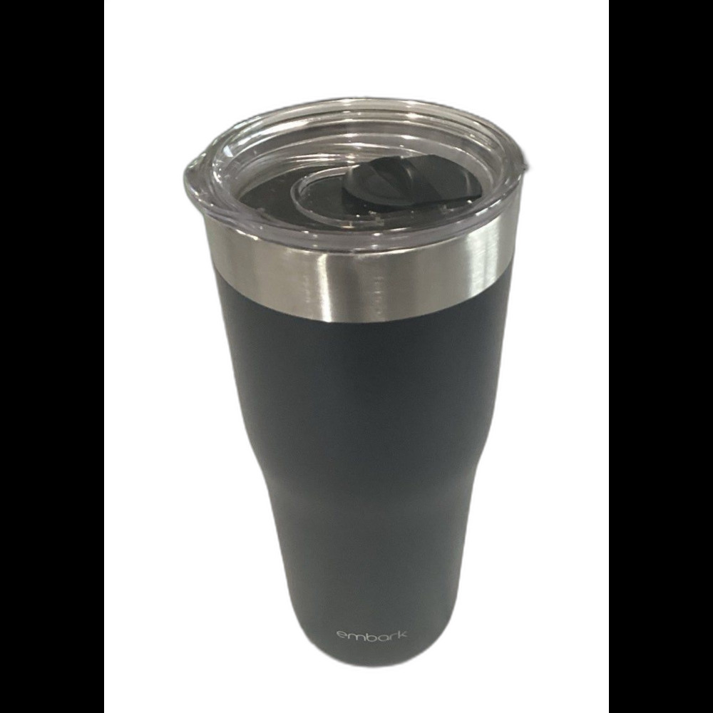 Embark Stainless Steel Travel Tumbler with Lid Insulated 32oz Color Black